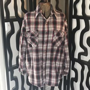 Williams Bay Red Plaid Flannel Shirt